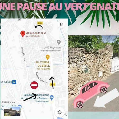 Pause Au Vert'gnate Tatil Evi Le Breuil-sur-Couze